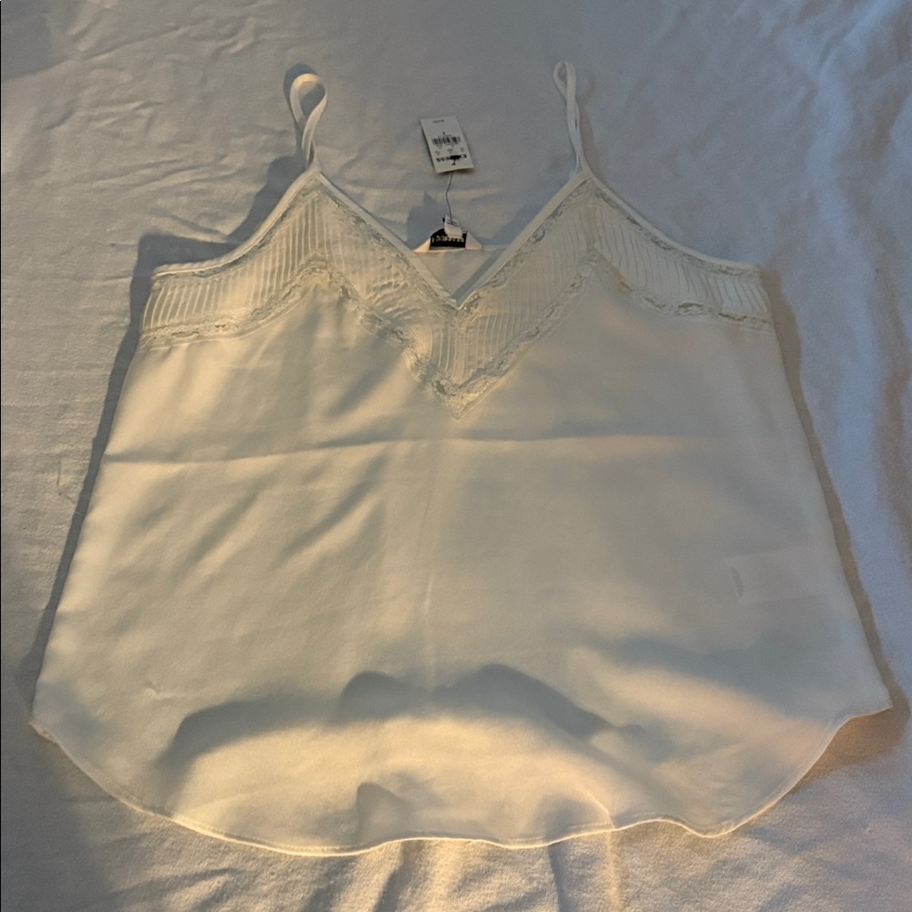 Express. Elegant White Camisole Top
